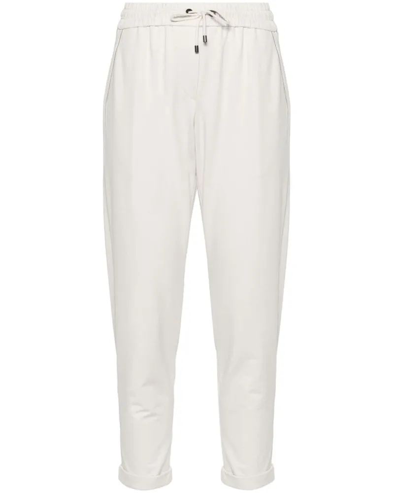 Brunello Cucinelli Hose mit Kordelzug - Nude Nude