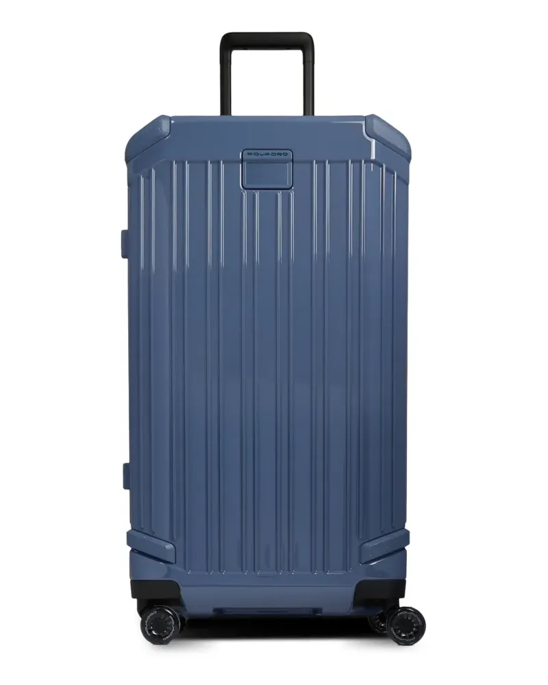 Piquadro hardside trunk suitcase - Blau Blau