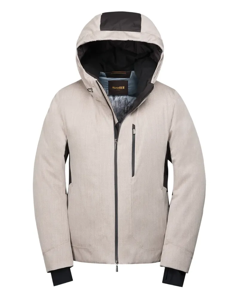 MOORER Nuvolau Kapuzenjacke - Nude Nude