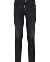 Dsquared2 Tapered-Jeans mit Logo-Patch Schwarz