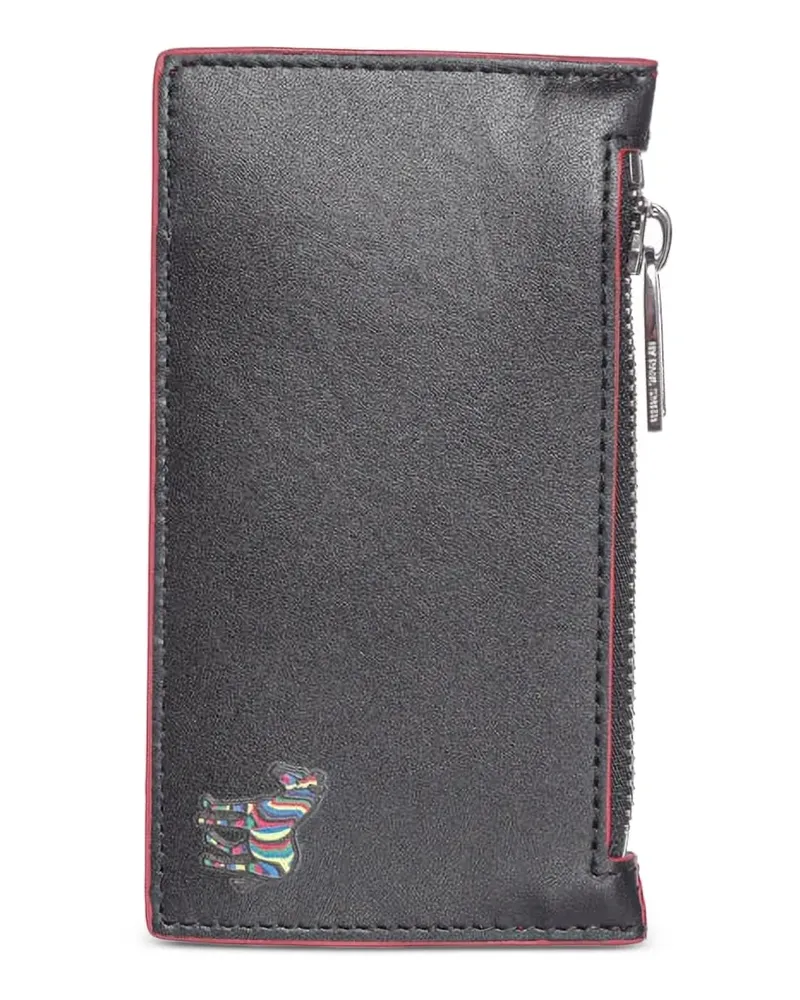 Paul Smith Zebra-motif card holder - Schwarz Schwarz
