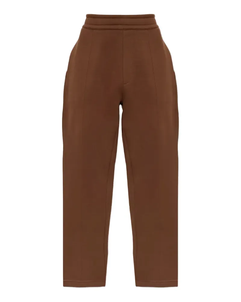 AMI Paris logo-embroidered track pants - Braun Braun