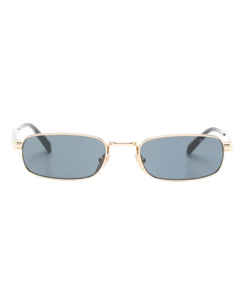 Prada rectangle-frame sunglasses - Gold Gold