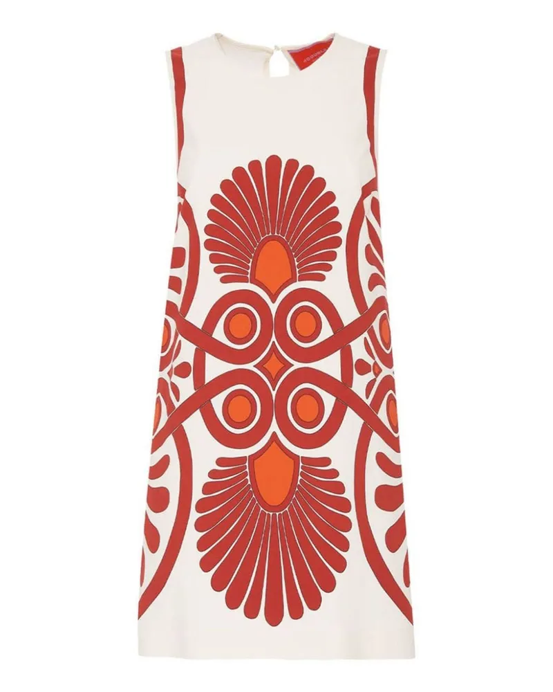 La DoubleJ Medallion Kleid mit geometrischem Print - Weiß Weiß