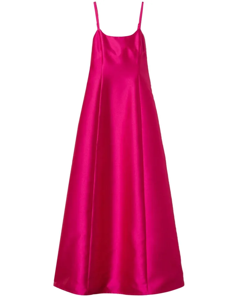 Twin-Set Mikado Twill-Abendkleid - Rosa Rosa