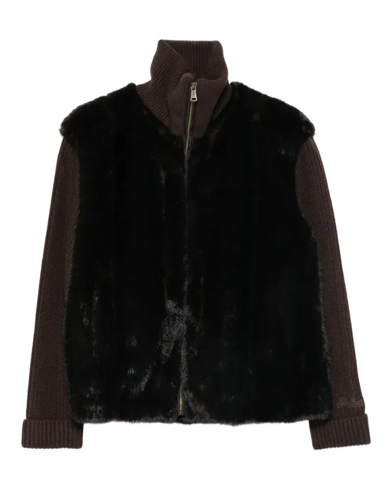 MC2 Saint Barth Jacke mit Faux Fur - Braun Braun