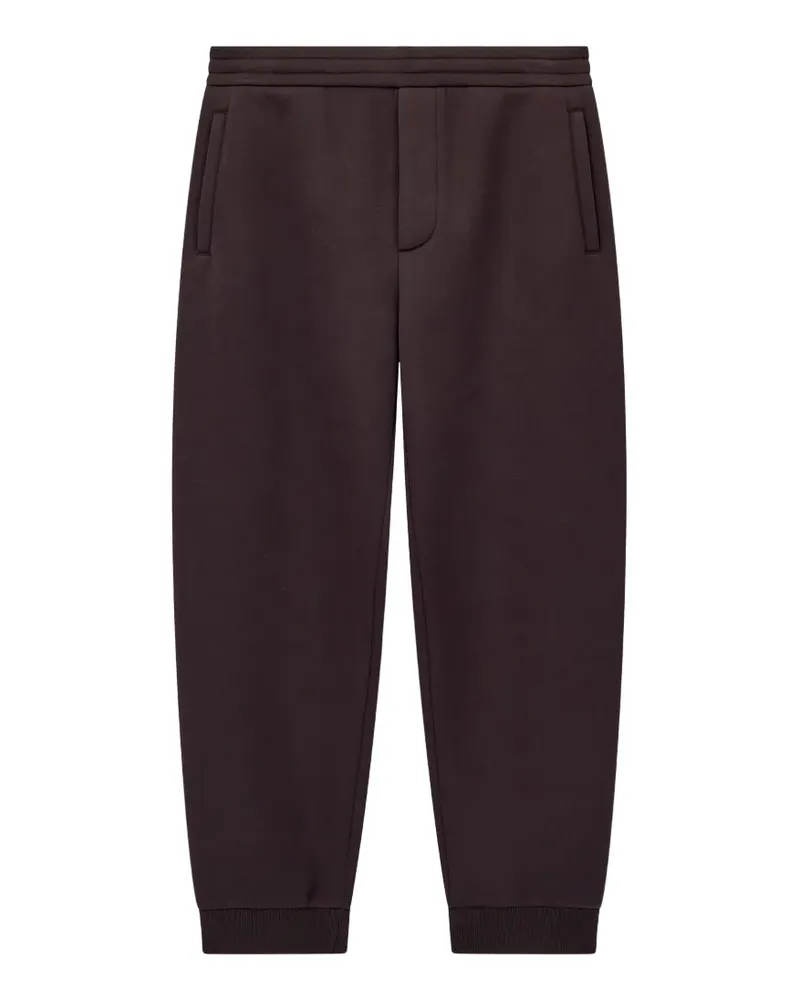 Emporio Armani Jogginghose mit Logo-Schild - Braun Braun