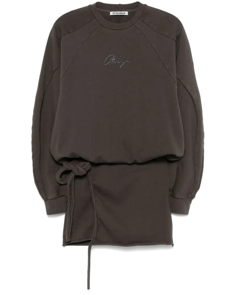 OTTOLINGER Drapiertes Minikleid aus Jersey - Braun Braun