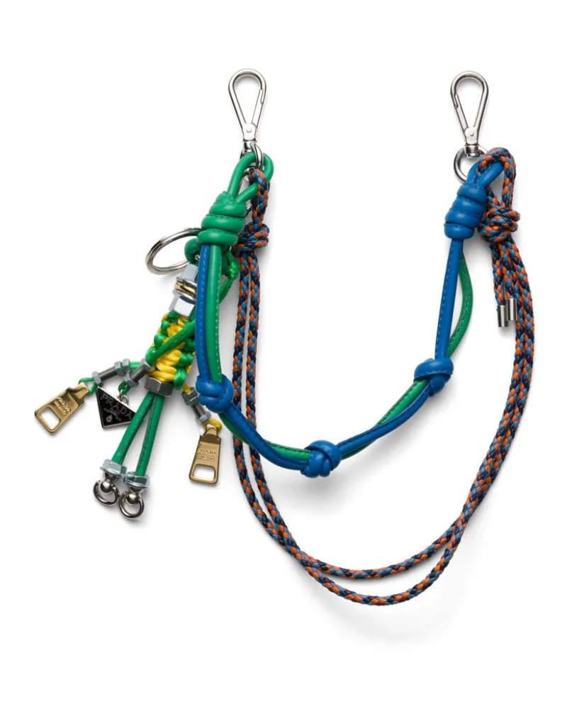 Prada Pop Strings Taschenanhänger GrüN