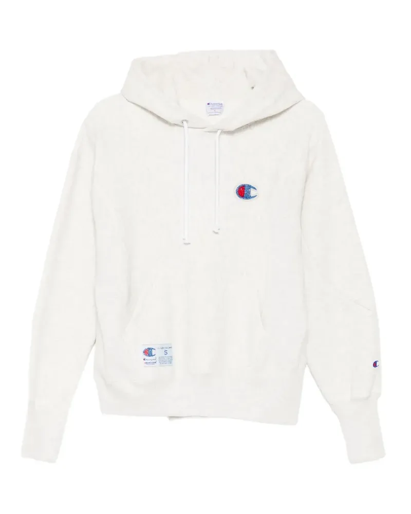 Undercover logo-embossed hoodie - Grau Grau