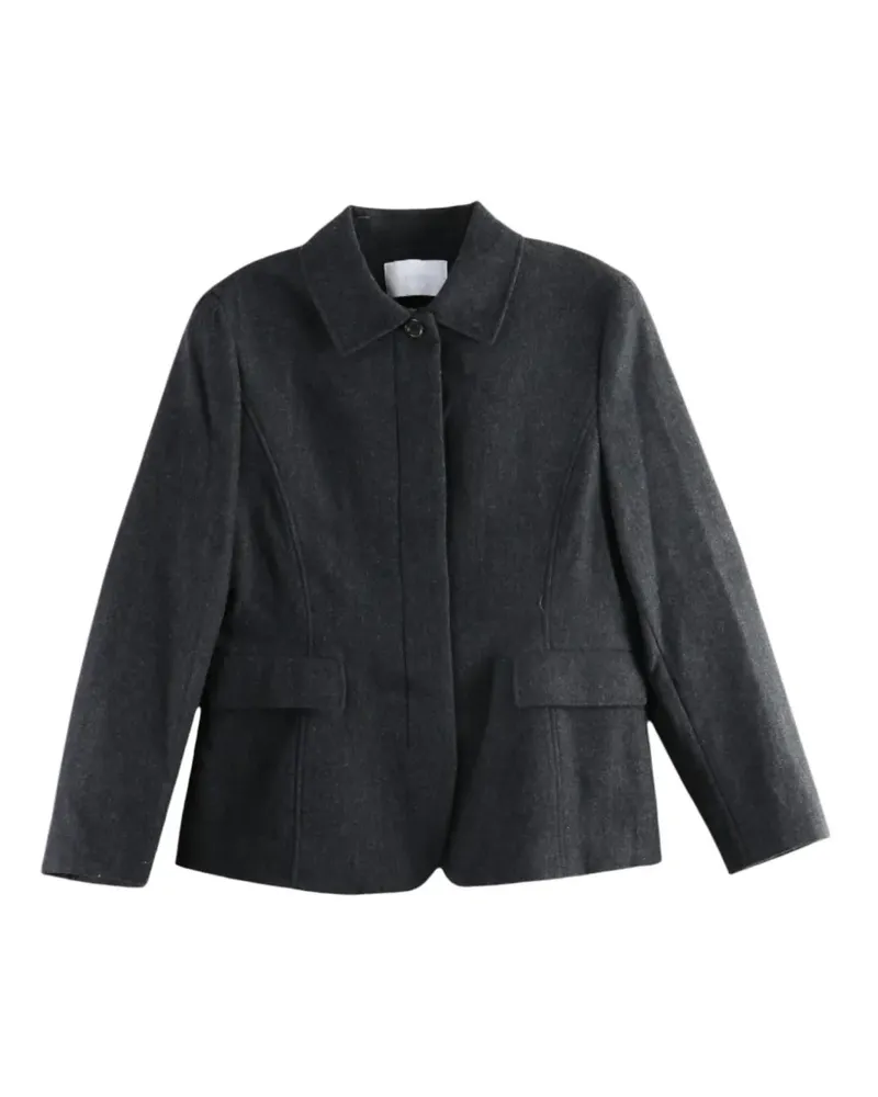 AMOMENTO concealed-fastening jacket - Grau Grau