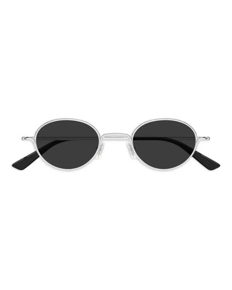 Alexander McQueen oval-frame sunglasses - Silber Silber
