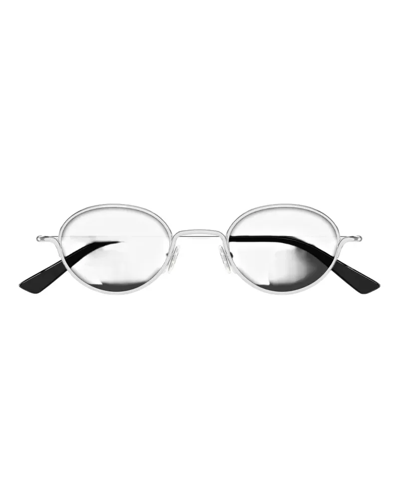 Alexander McQueen oval-frame sunglasses - Silber Silber