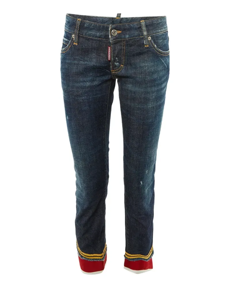 Dsquared2 distressed panelled jeans - Blau Blau
