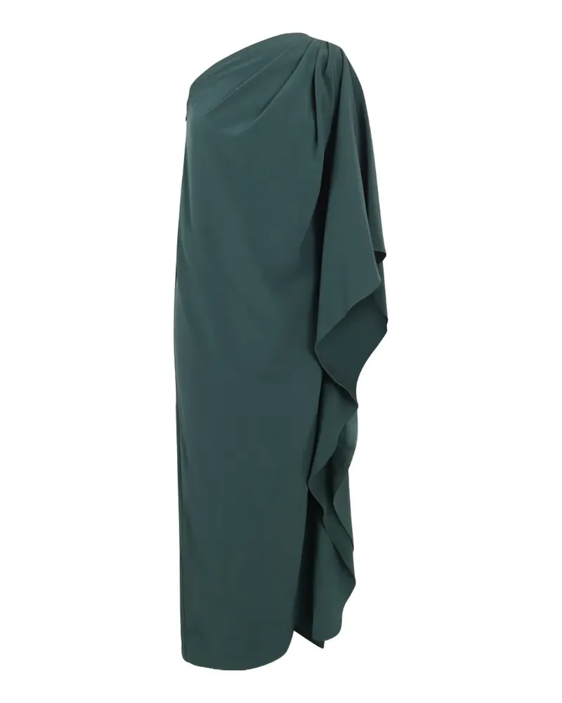 Gianluca Capannolo Drapiertes One-Shoulder-Midikleid - Grün Grün