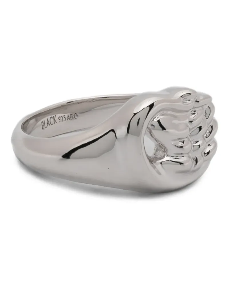 Maria Black Swan signet ring - Silber Silber