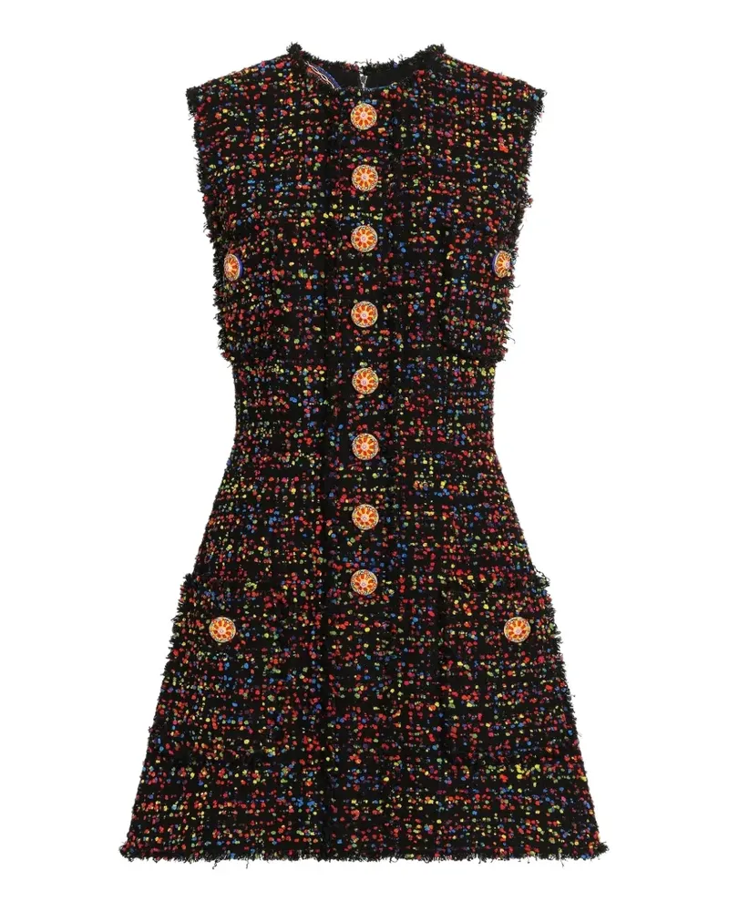 Dolce & Gabbana Kleid aus Tweed - Schwarz Schwarz