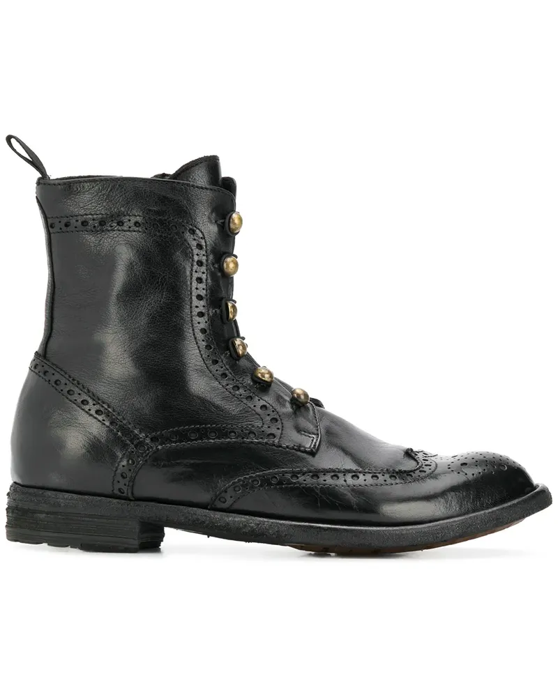 Officine Creative Italia Lexicon' Stiefeletten - Schwarz Schwarz