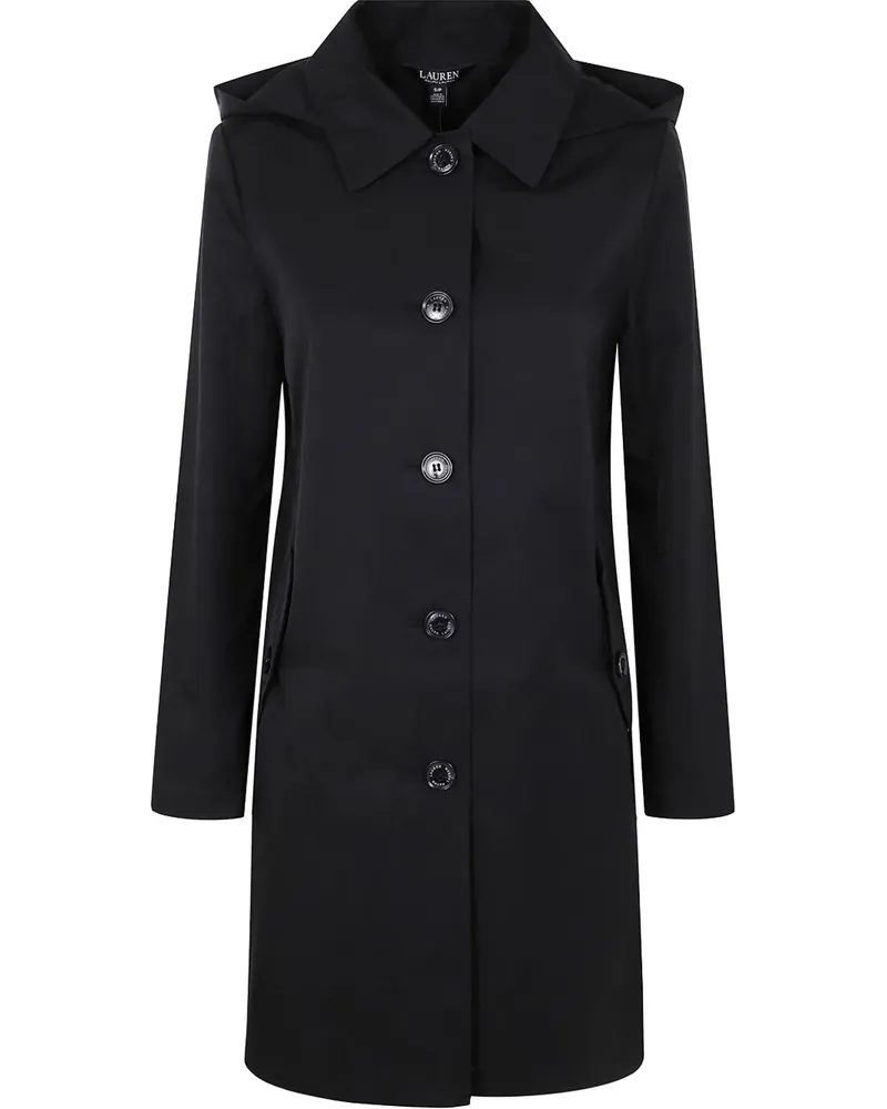 Ralph Lauren Einreihiger Mantel - Schwarz Schwarz