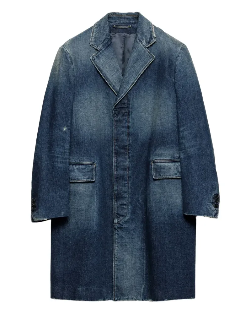 Prada Ausgeblichener Jeansmantel - Blau Blau