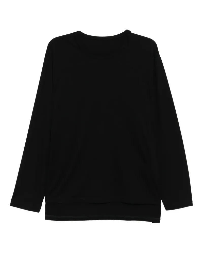 Yohji Yamamoto Klassisches T-Shirt - Schwarz Schwarz