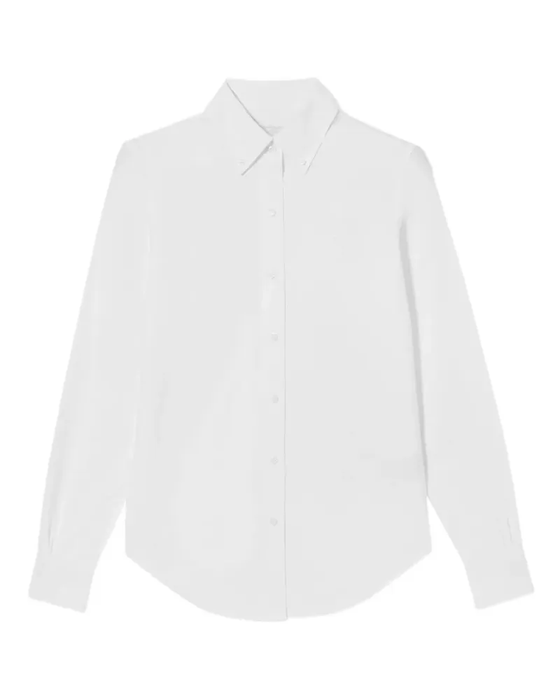 Brooks Brothers T-Shirt mit Knöpfen - Weiß Weiß