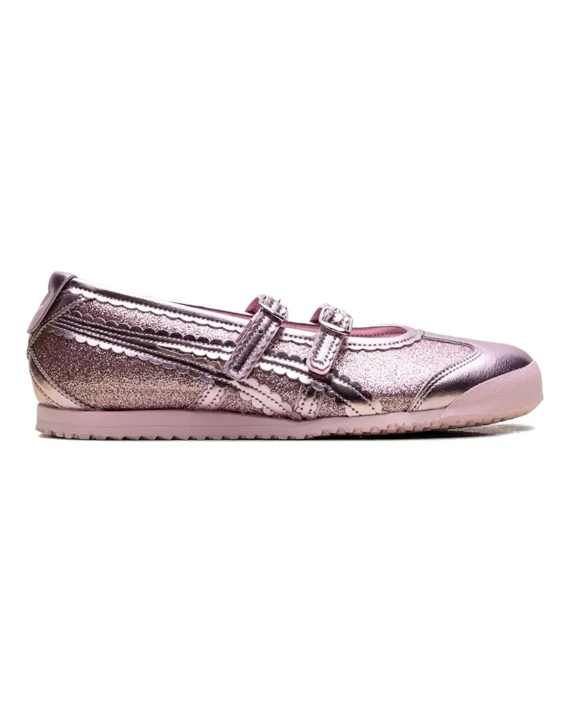 Onitsuka Tiger Mexico 66 glitter buckle sneakers - Rosa Rosa