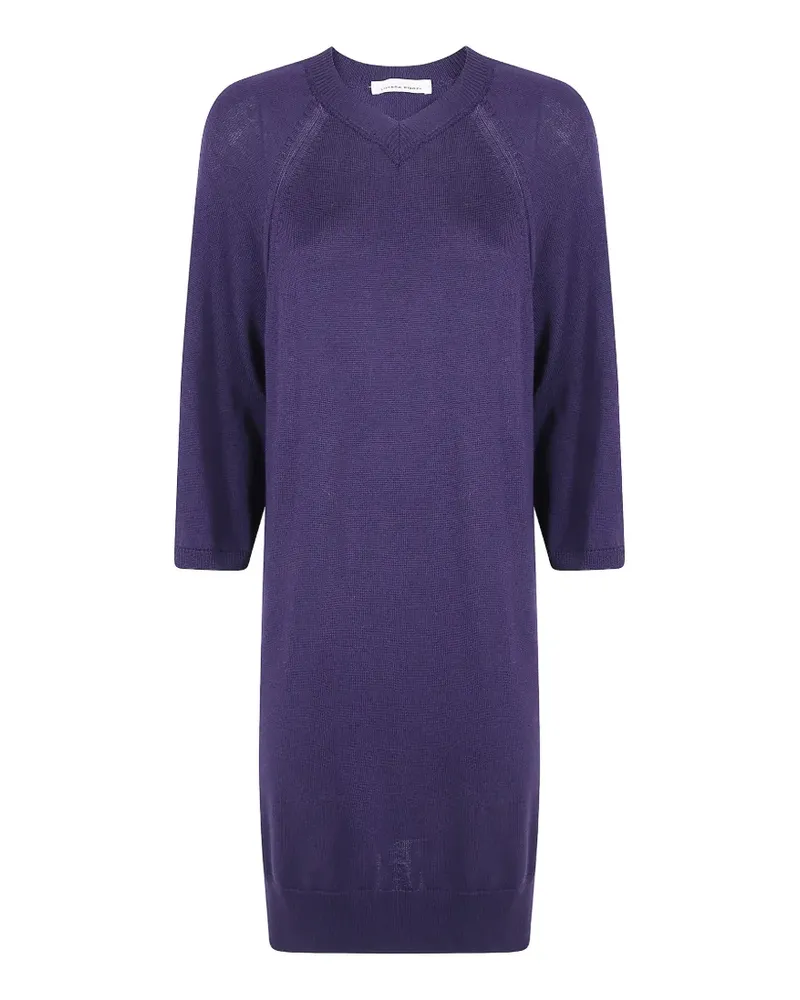Liviana Conti Kleid mit V-Ausschnitt - Violett Violett