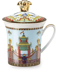 Versace Marco Polo Tasse mit Deckel Mehrfarbig