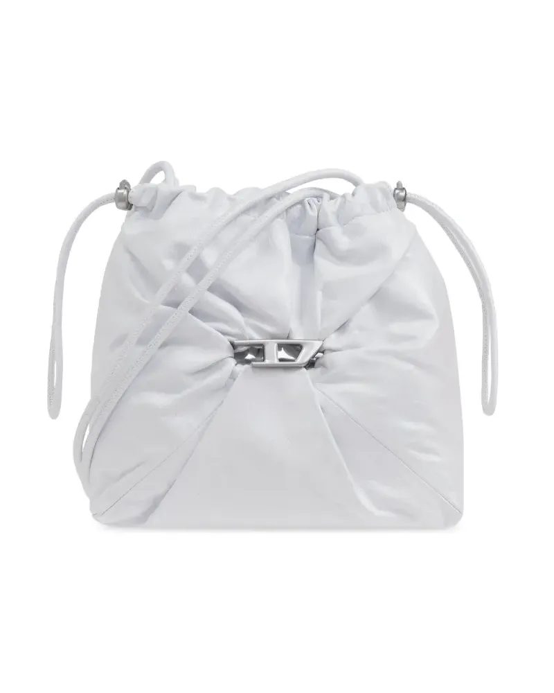 Diesel Scrunch-D Tote Bag - Weiß Weiß