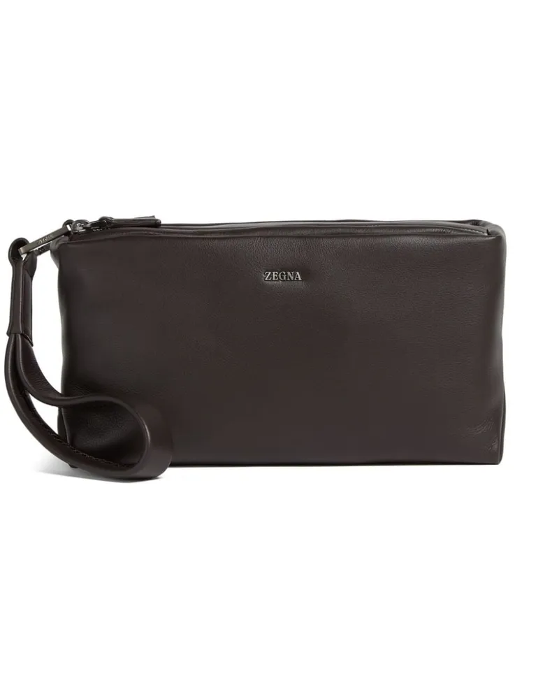 Ermenegildo Zegna SECONDSKIN Clutch - Braun Braun