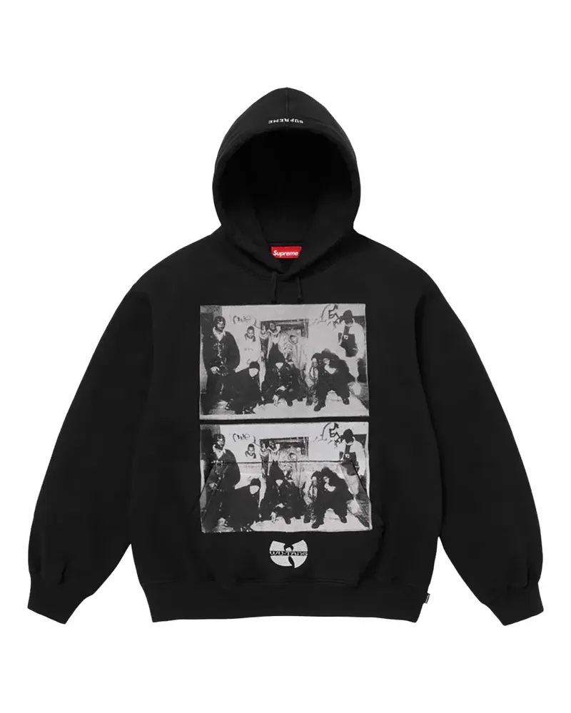 Supreme Being x Wu-Tang Clan Hoodie mit grafischem Print - Schwarz Schwarz