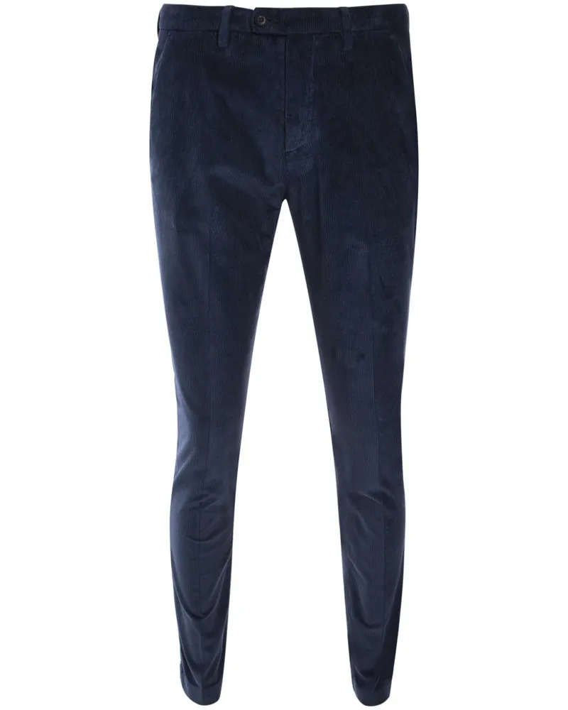 Corneliani Chino aus Cord - Blau Blau