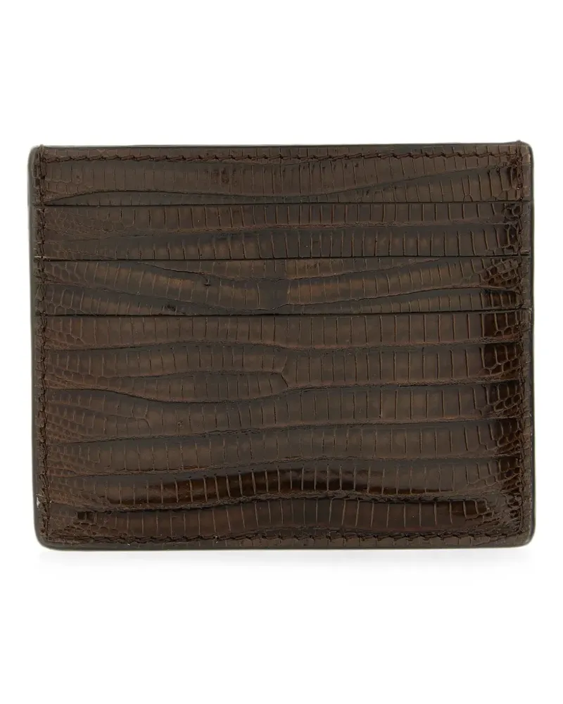 Brunello Cucinelli Klassisches Kartenetui - Braun Braun