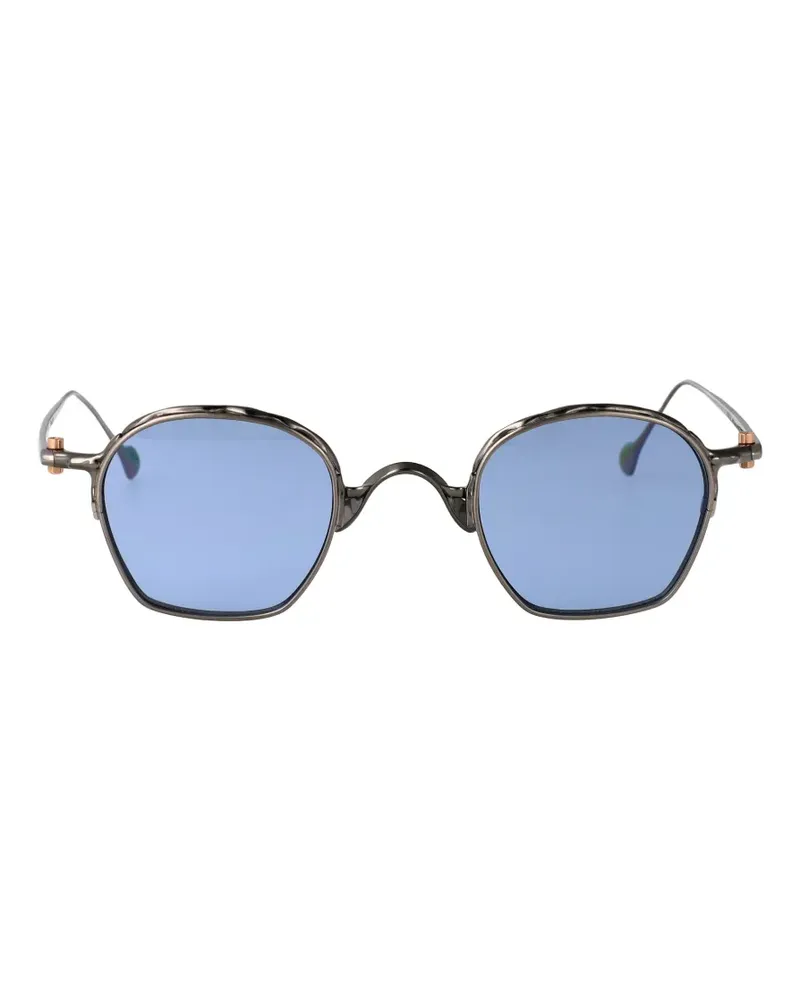 Yohji Yamamoto geometric-frame sunglasses - Grau Grau