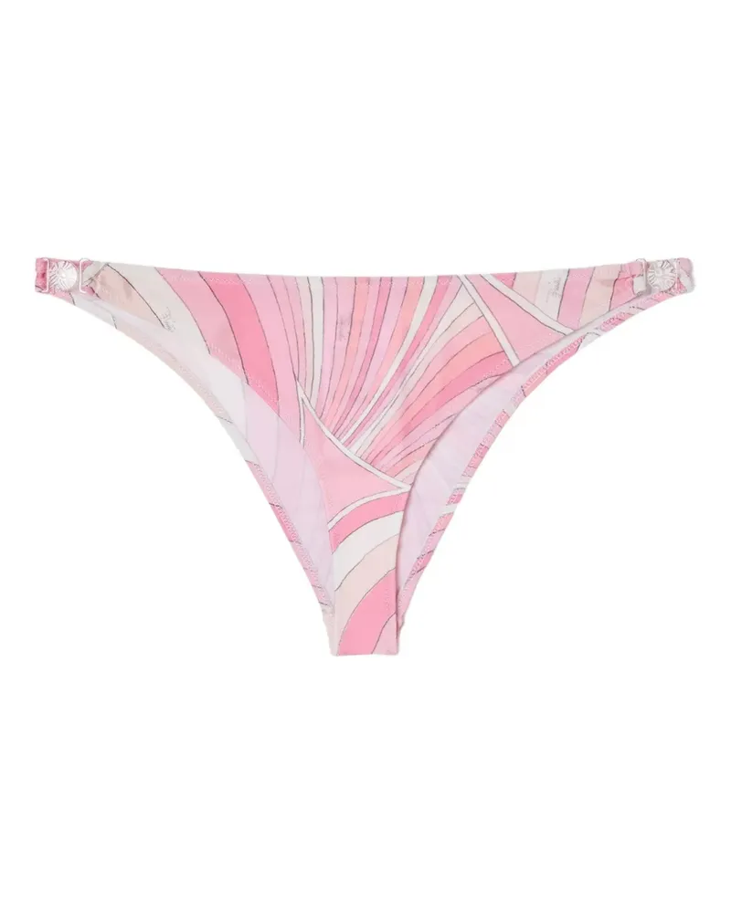 Emilio Pucci Bikinihöschen mit Iride-Print - Rosa Rosa
