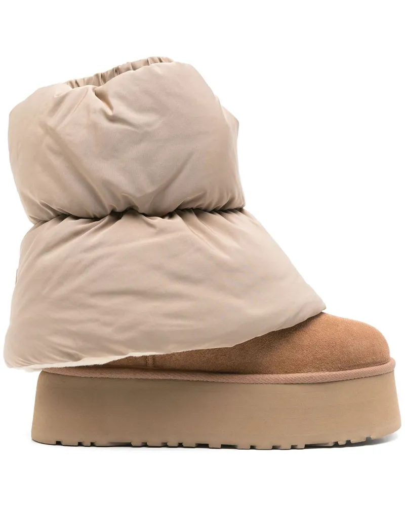 UGG Gesteppte Mini Dipper Stiefel - Braun Braun