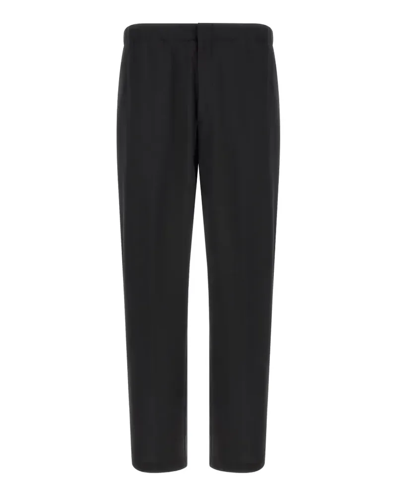 LARDINI Gerade Hose mit elastischem Bund - Schwarz Schwarz