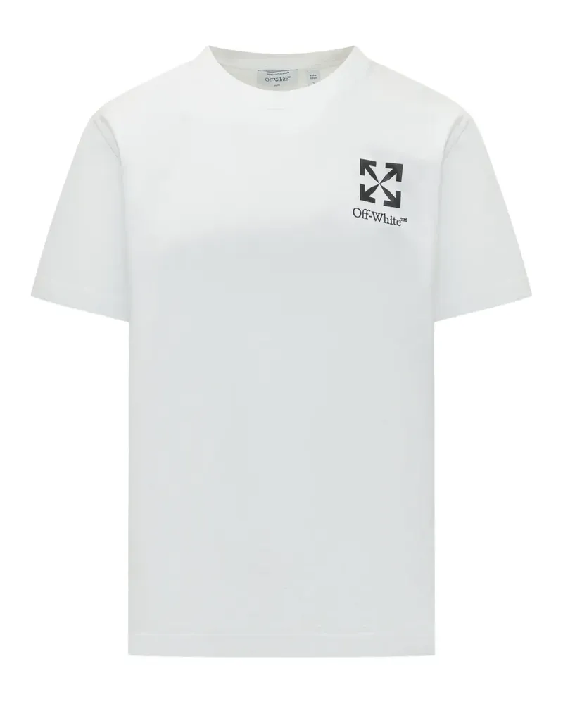 OFF-WHITE Small Arrow T-Shirt mit Logo - Weiß Weiß