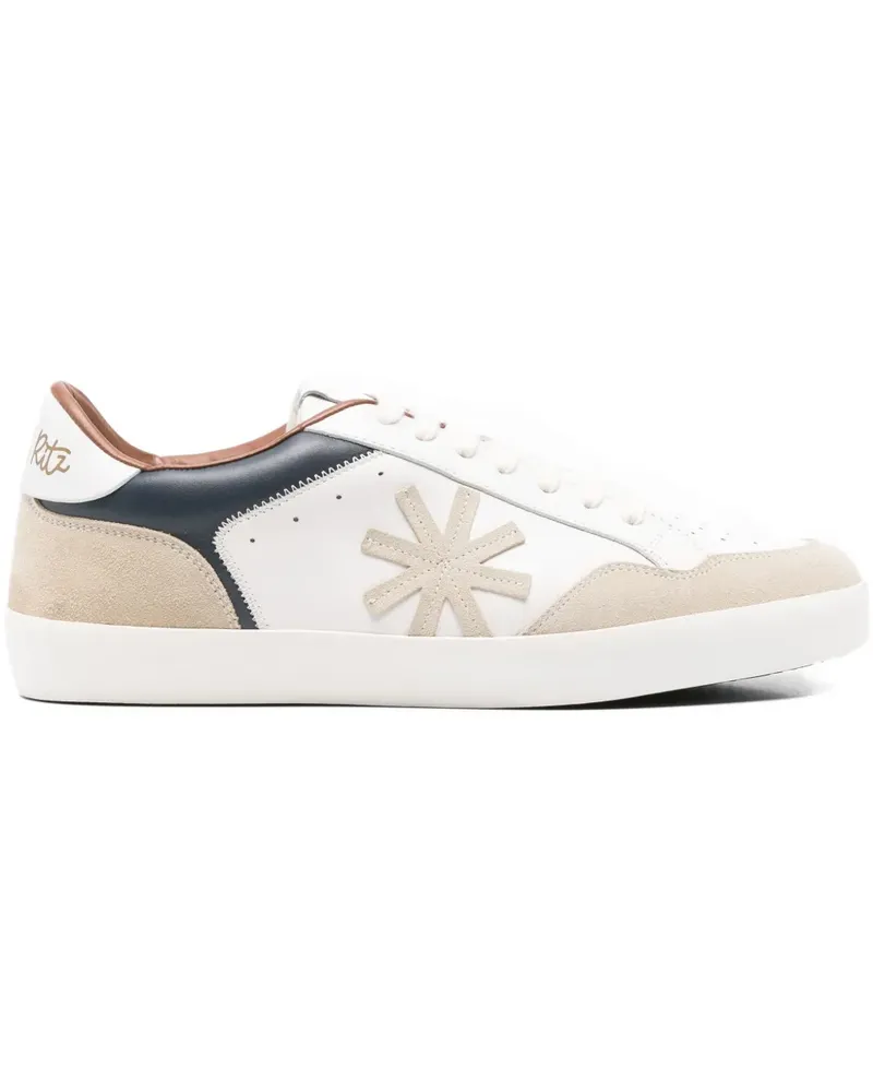Manuel Ritz Sneakers mit Sternapplikation - Weiß Weiß