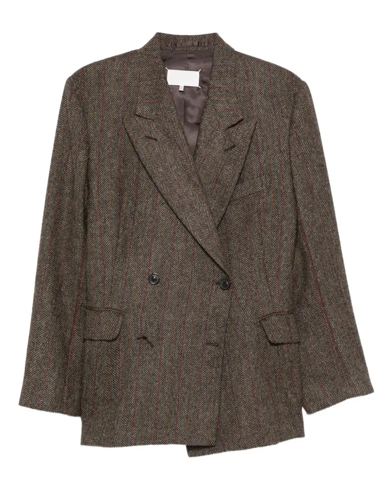 Maison Margiela double-breasted blazer - Braun Braun