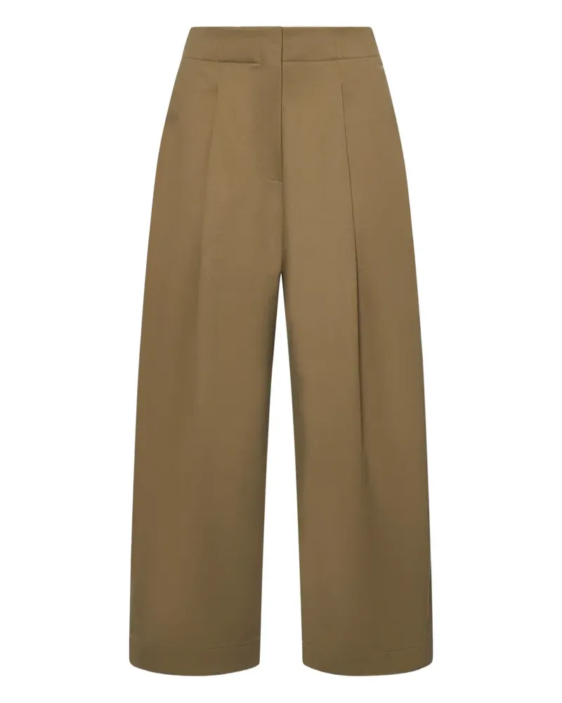 Studio Nicholson Dordoni High-Waist-Hose mit eingefassten Taschen - Braun Braun