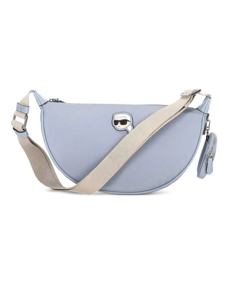 Karl Lagerfeld Mittelgroße Schultertasche - Blau Blau
