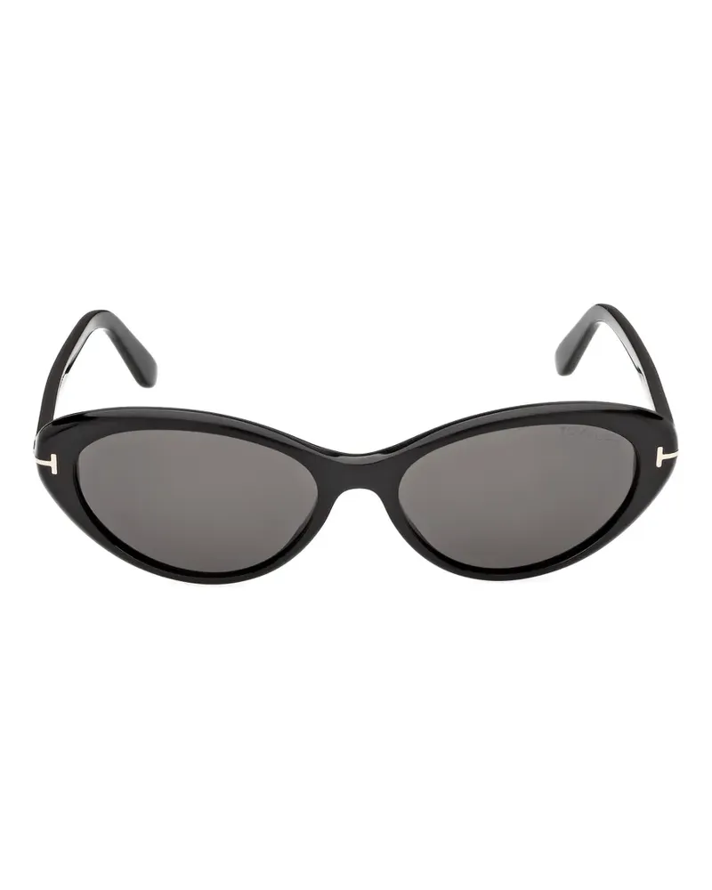 Tom Ford Cat-Eye-Sonnenbrille - Schwarz Schwarz