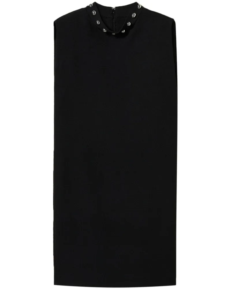 Twin-Set Cady Minikleid aus Krepp - Schwarz Schwarz