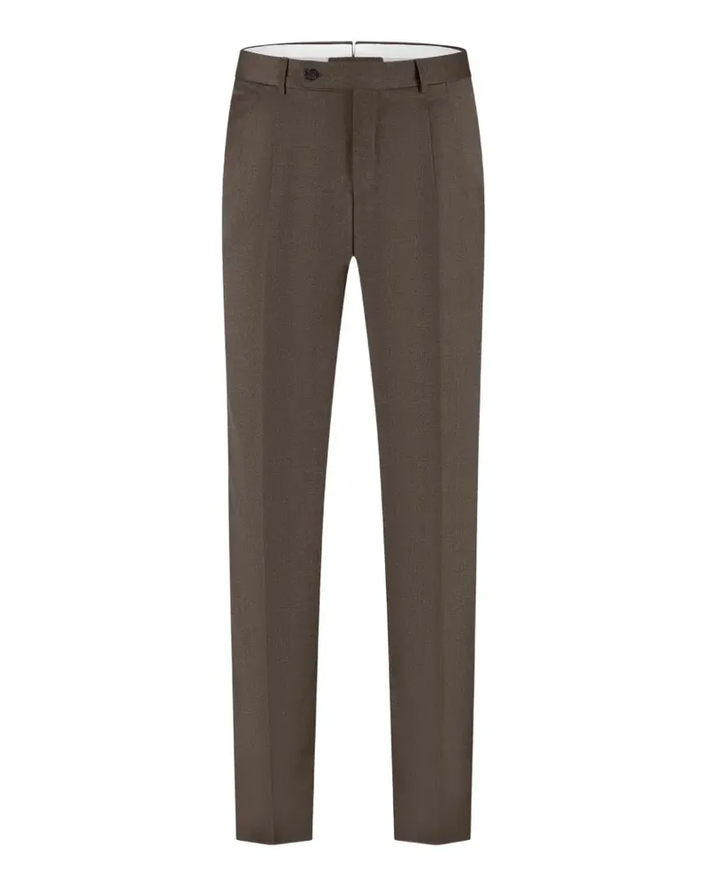 Incotex Klassische Hose mit Bügelfalten - Braun Braun