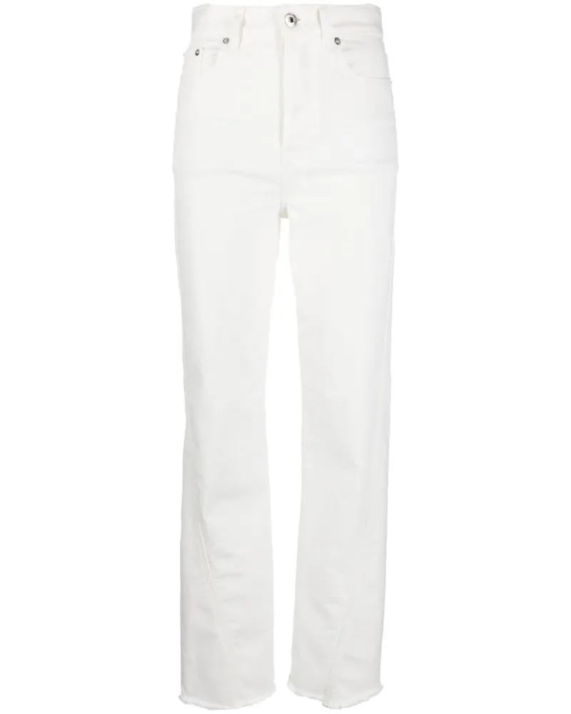 Lanvin Jeans mit verdrehtem Design - Weiß Weiß
