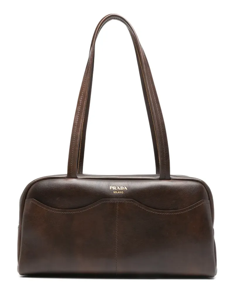 Prada leather shoulder bag - Braun Braun