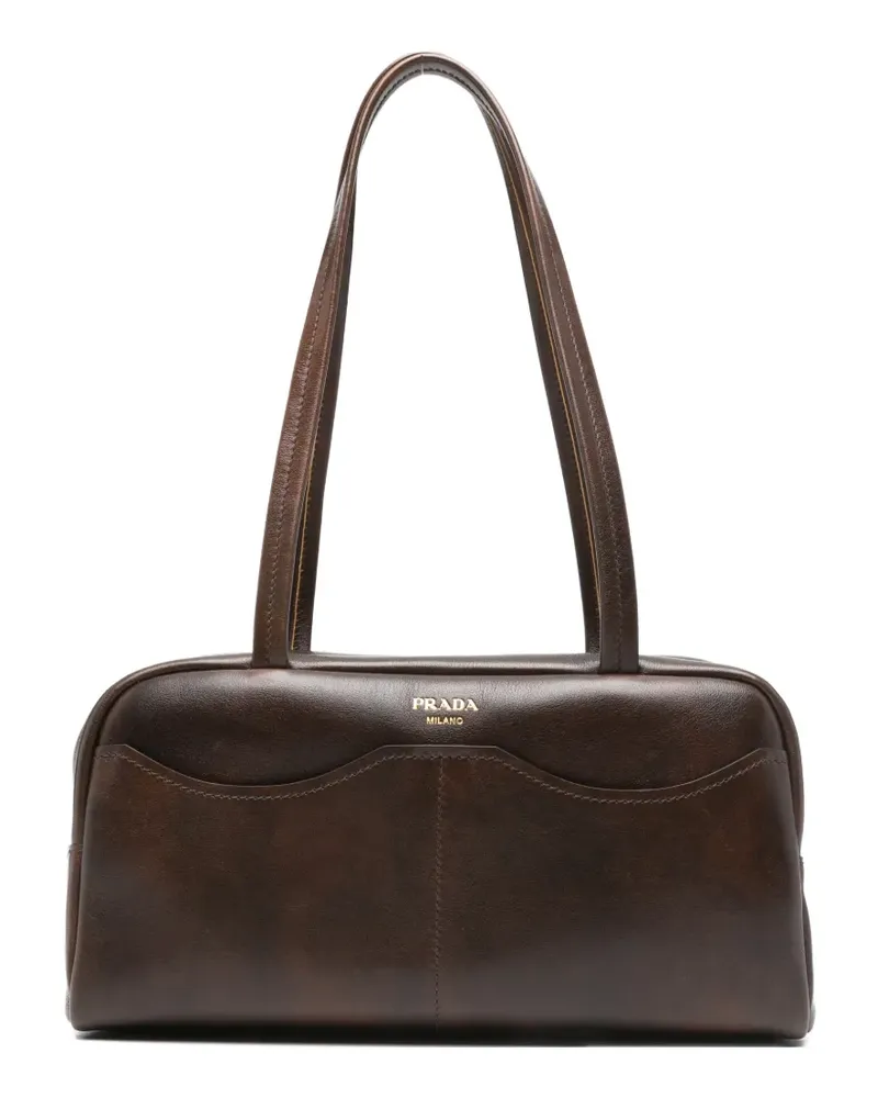 Prada leather shoulder bag - Braun Braun