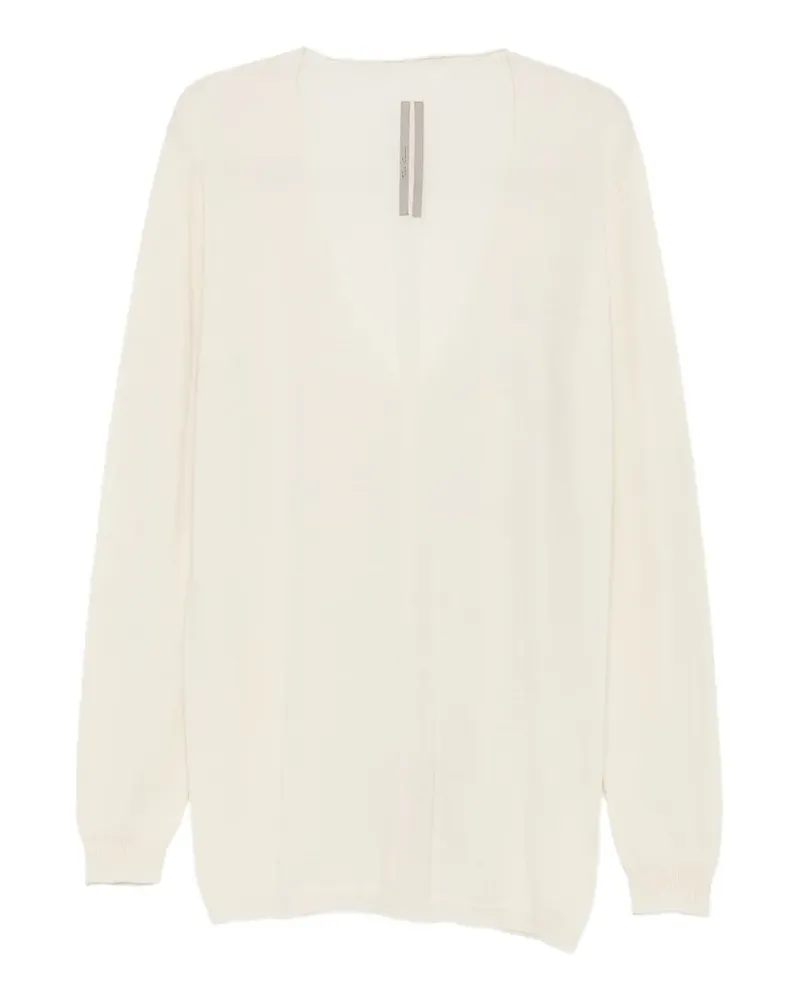 Rick Owens plunging V-neck sweater - Nude Nude